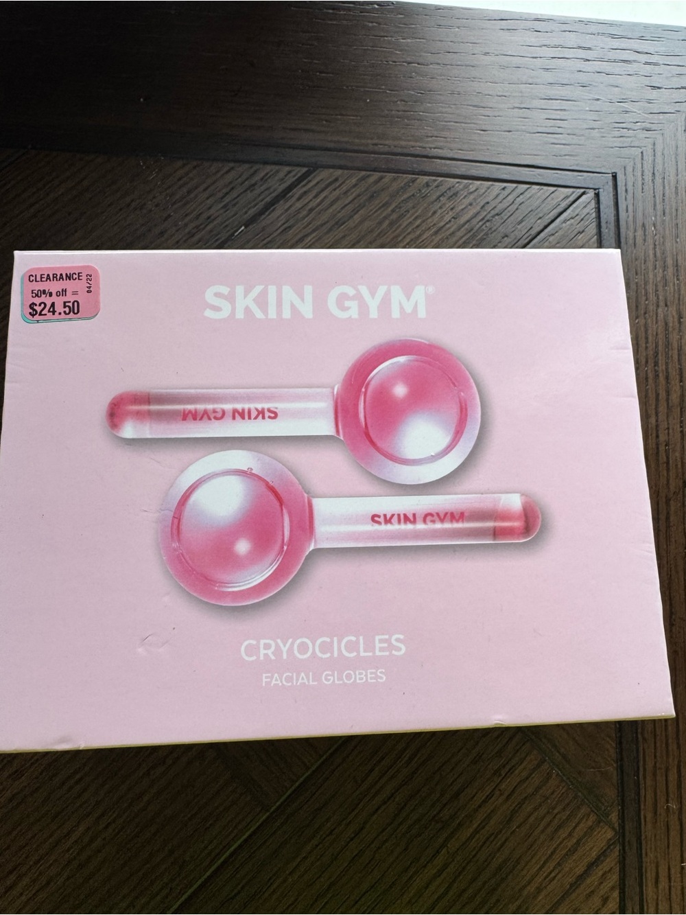 Skin Gym Pink Cryocicles Facial Globes - Cooling Face Massage Tools